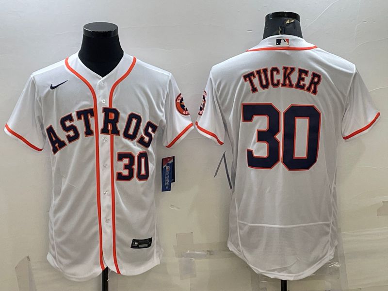 Men Houston Astros #30 Tucker White Elite Nike 2022 MLB Jerseys